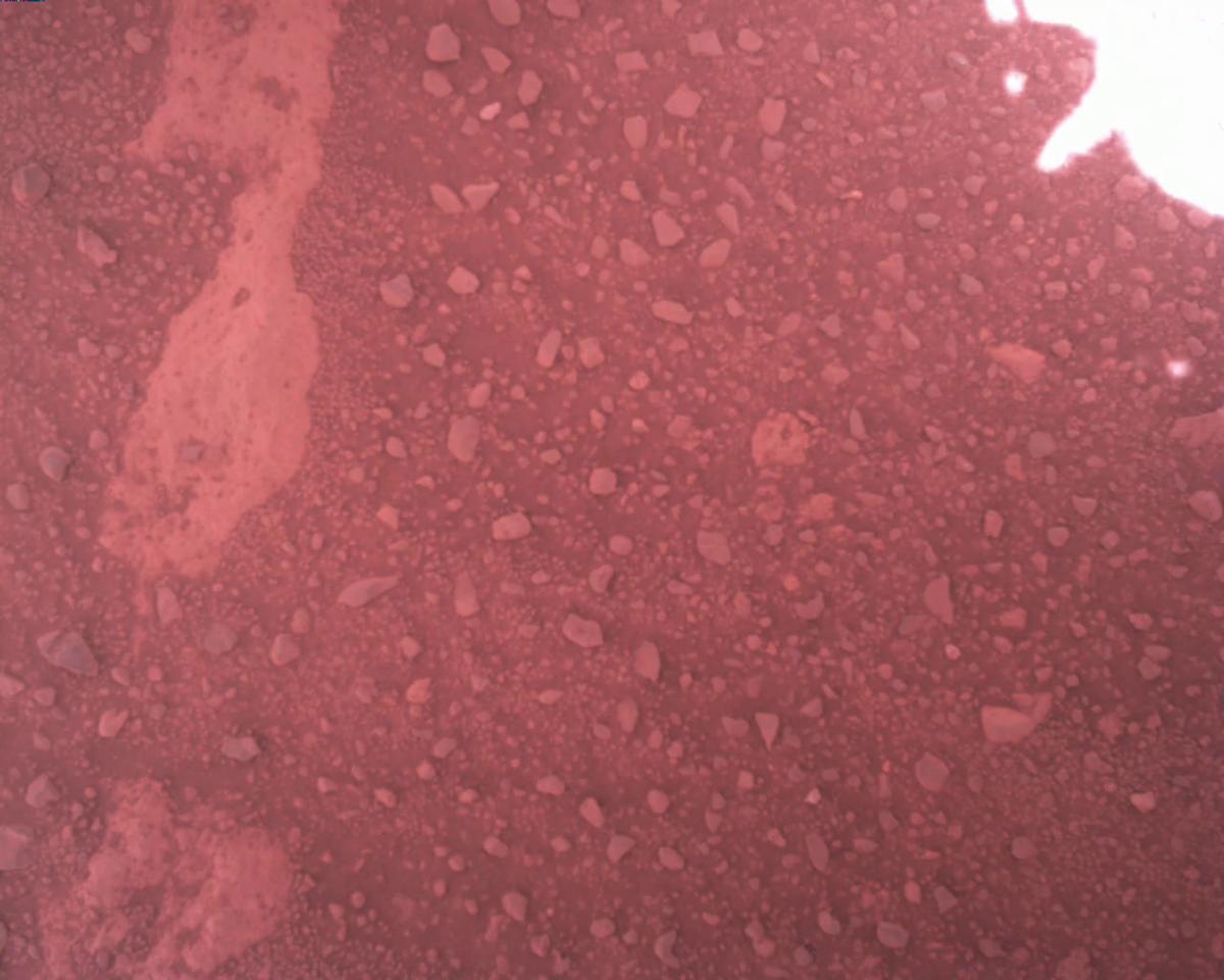 This image was taken by EDL_RDCAM onboard NASA's Mars rover Perseverance on Sol 773