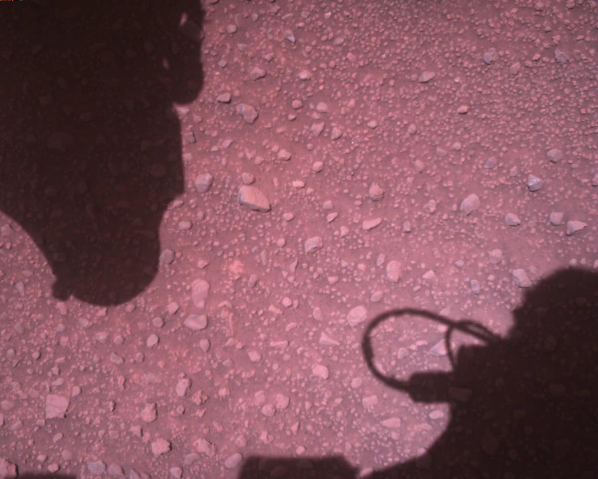 This image was taken by EDL_RDCAM onboard NASA's Mars rover Perseverance on Sol 773