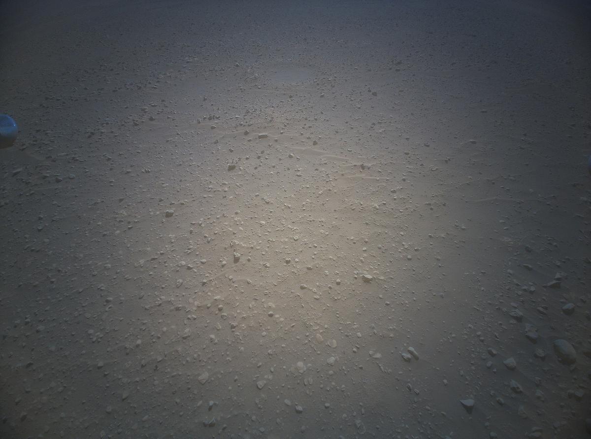 This image was taken by HELI_RTE onboard NASA's Mars rover Perseverance on Sol 776