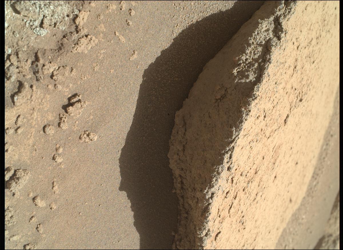This image was taken by SHERLOC_WATSON onboard NASA's Mars rover Perseverance on Sol 776