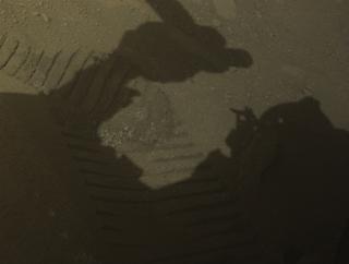 View image taken on Mars, Mars Perseverance Sol 777: Front Left Hazard Avoidance Camera (Hazcam)