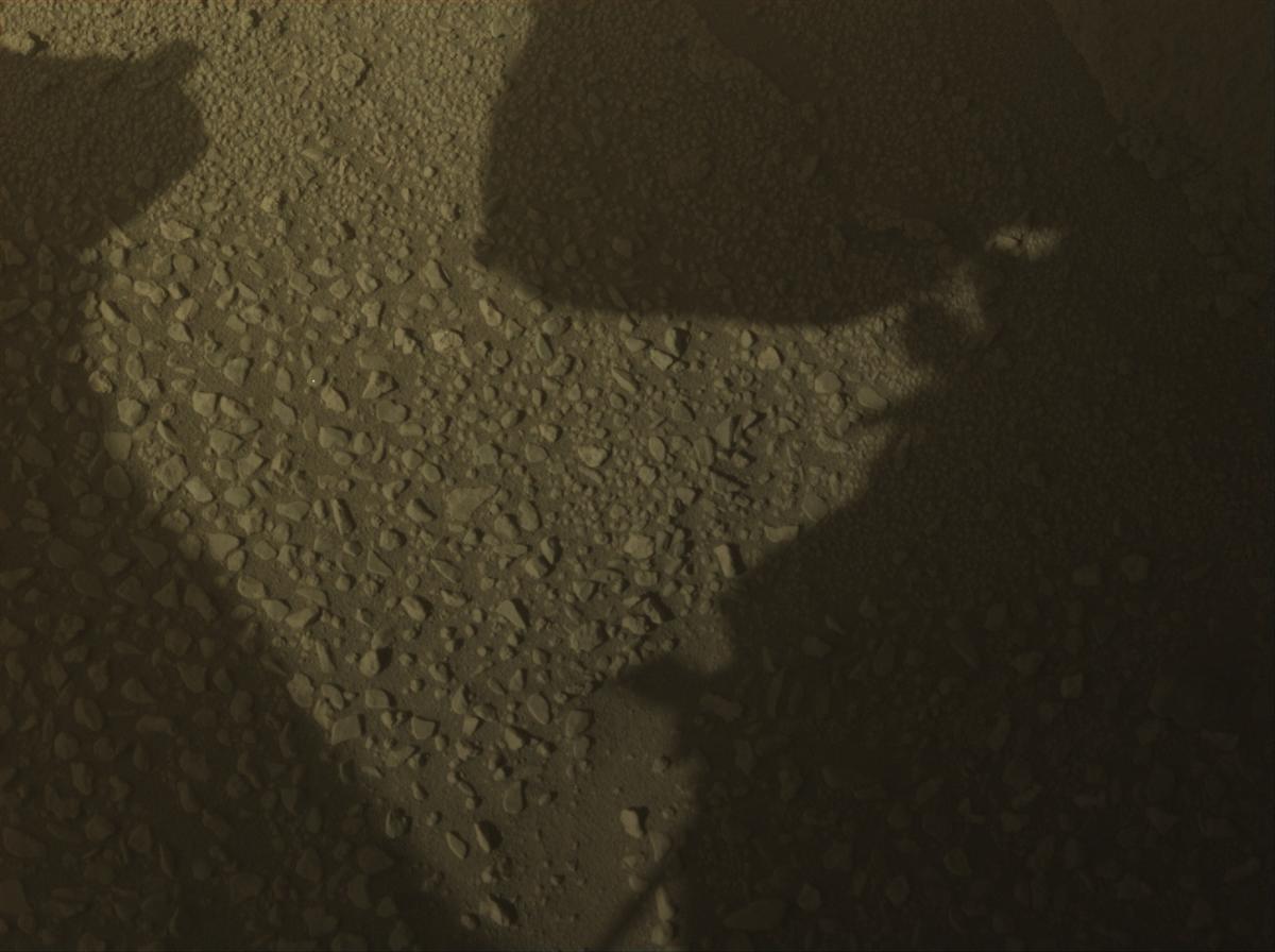 This image was taken by FRONT_HAZCAM_LEFT_A onboard NASA's Mars rover Perseverance on Sol 777