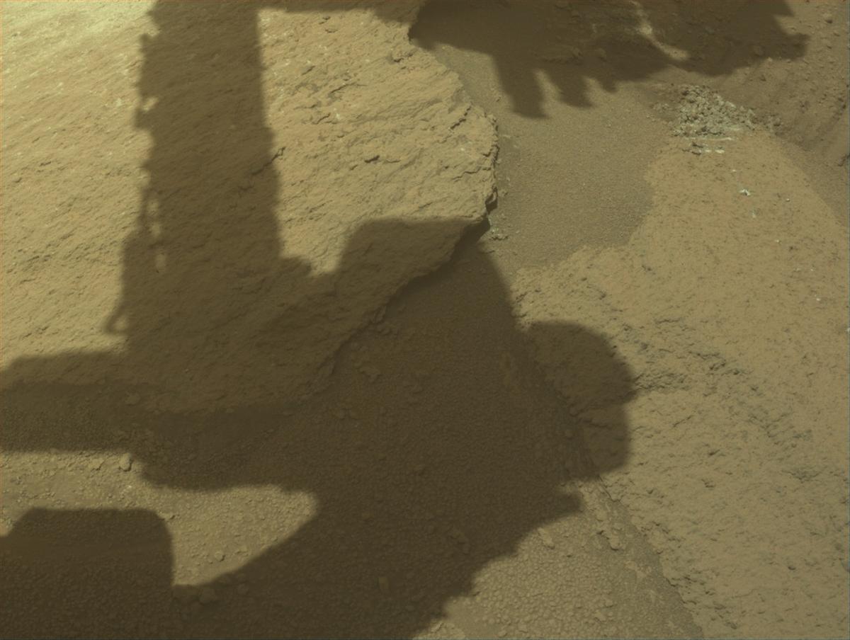 This image was taken by FRONT_HAZCAM_LEFT_A onboard NASA's Mars rover Perseverance on Sol 781