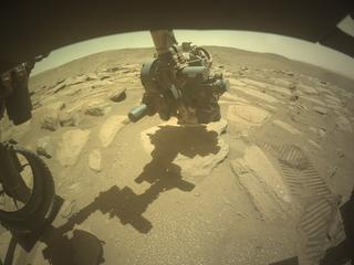 View image taken on Mars, Mars Perseverance Sol 783: Front Left Hazard Avoidance Camera (Hazcam)