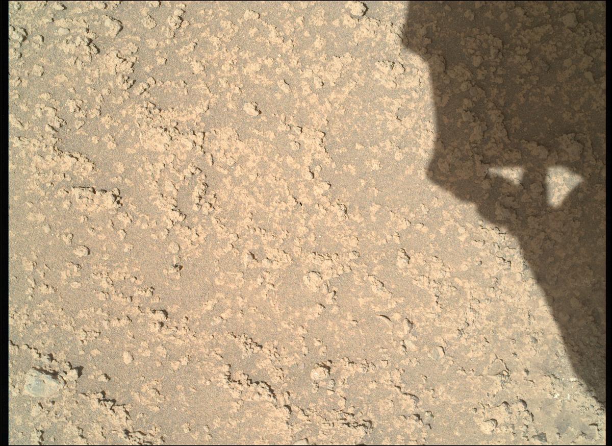 This image was taken by SHERLOC_WATSON onboard NASA's Mars rover Perseverance on Sol 786
