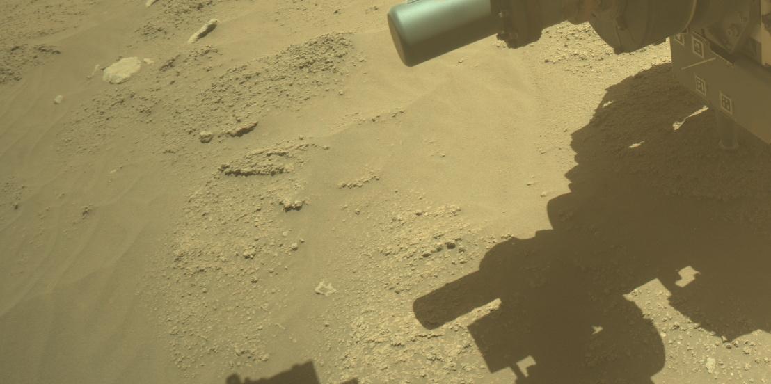 This image was taken by FRONT_HAZCAM_RIGHT_A onboard NASA's Mars rover Perseverance on Sol 788