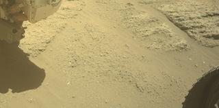 View image taken on Mars, Mars Perseverance Sol 788: Front Right Hazard Avoidance Camera (Hazcam)