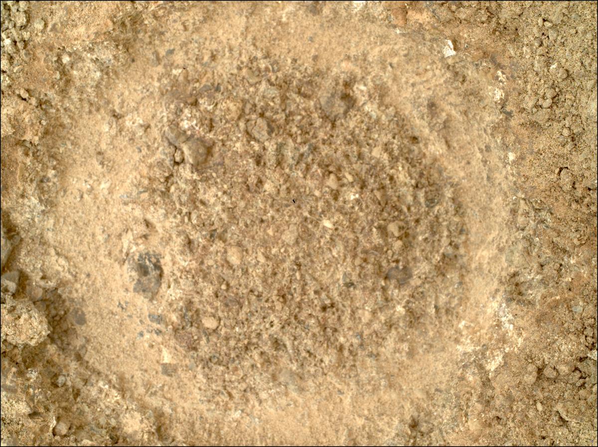This image was taken by SHERLOC_WATSON onboard NASA's Mars rover Perseverance on Sol 788