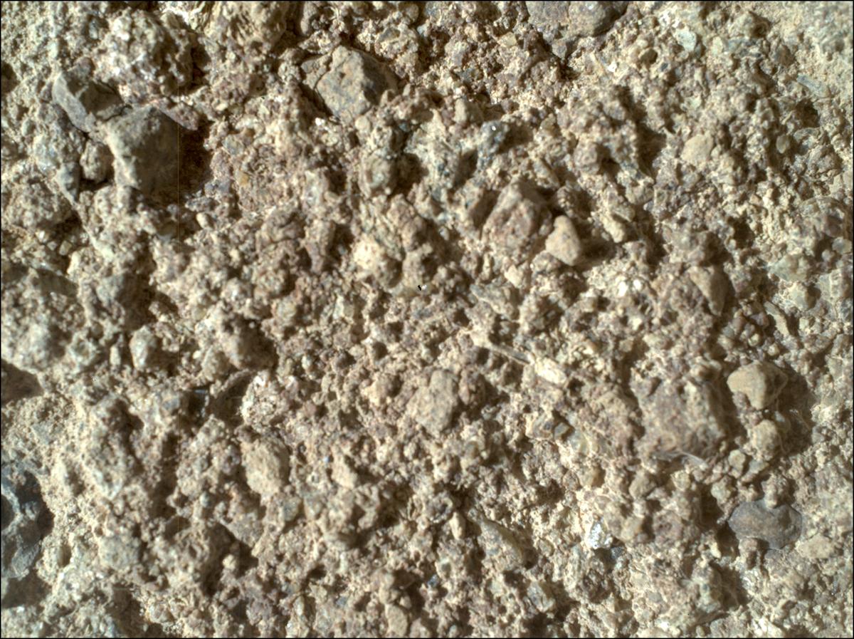 This image was taken by SHERLOC_WATSON onboard NASA's Mars rover Perseverance on Sol 789