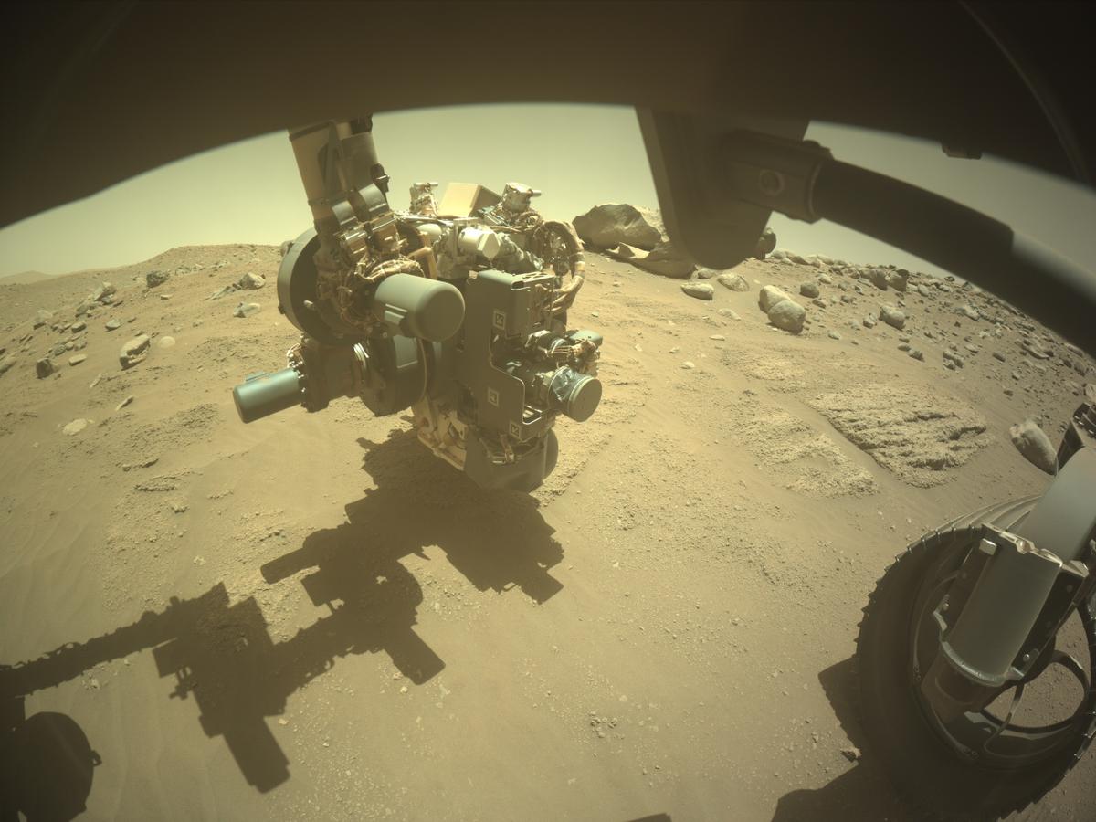 This image was taken by FRONT_HAZCAM_RIGHT_A onboard NASA's Mars rover Perseverance on Sol 791
