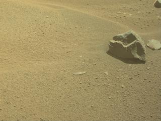 View image taken on Mars, Mars Perseverance Sol 793: Front Left Hazard Avoidance Camera (Hazcam)