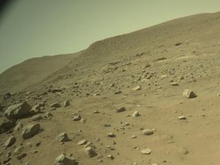 View image taken on Mars, Mars Perseverance Sol 793: Right Navigation Camera (Navcam)