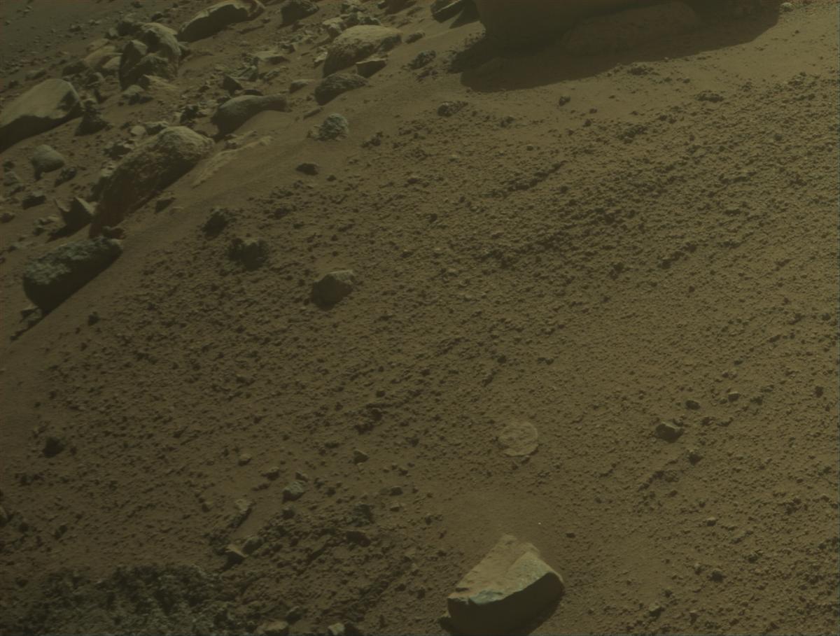 This image was taken by FRONT_HAZCAM_RIGHT_A onboard NASA's Mars rover Perseverance on Sol 795