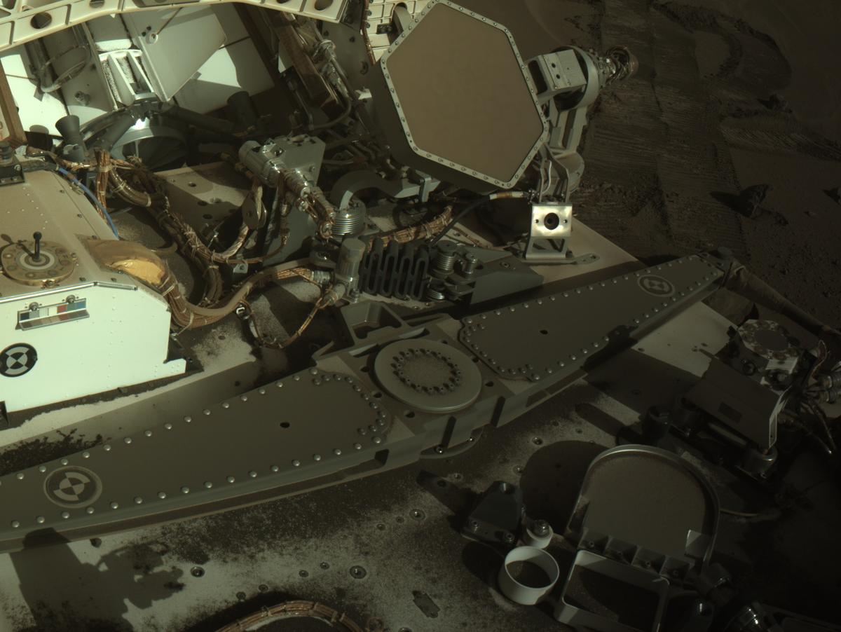 This image was taken by NAVCAM_LEFT onboard NASA's Mars rover Perseverance on Sol 795