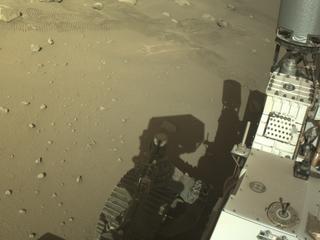 View image taken on Mars, Mars Perseverance Sol 795: Right Navigation Camera (Navcam)