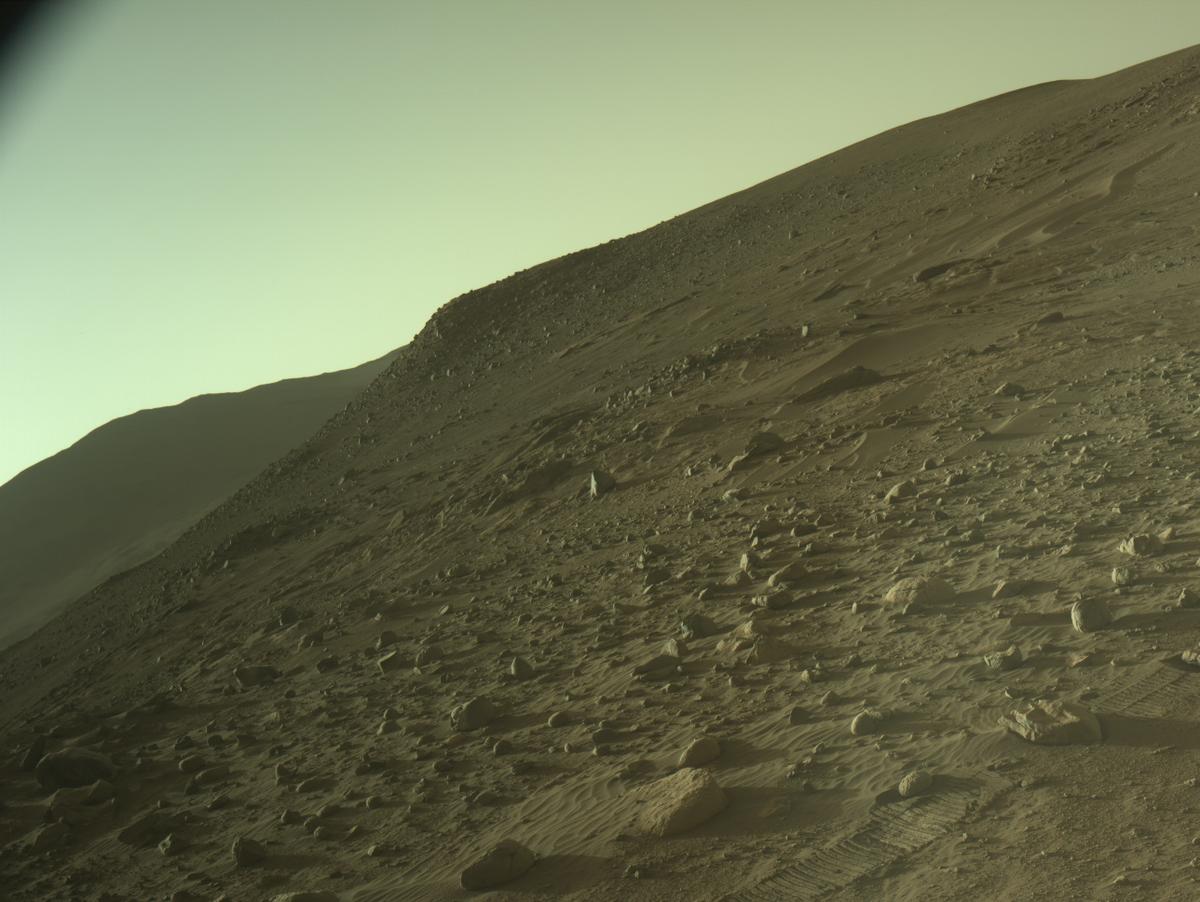 This image was taken by NAVCAM_RIGHT onboard NASA's Mars rover Perseverance on Sol 795