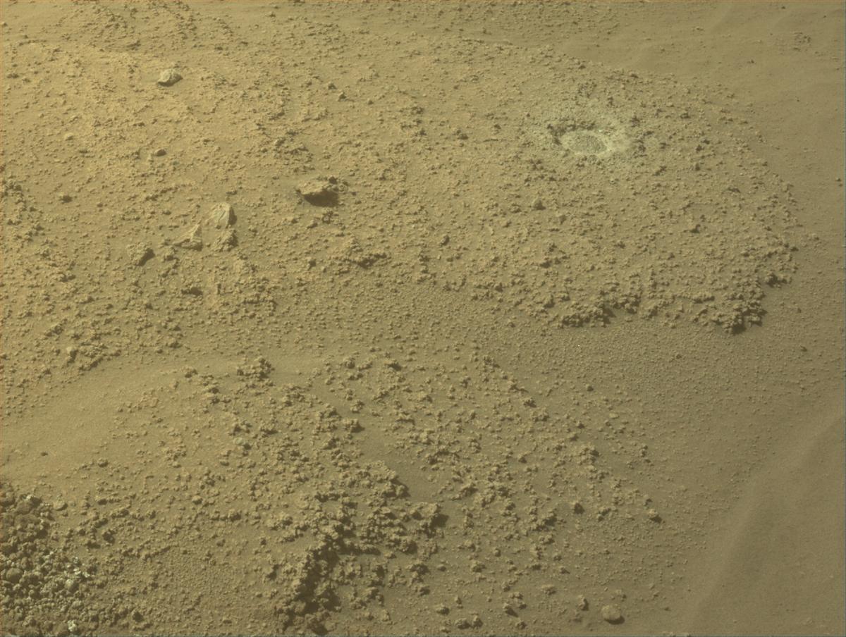 This image was taken by FRONT_HAZCAM_LEFT_A onboard NASA's Mars rover Perseverance on Sol 797