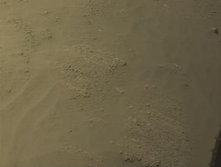 View image taken on Mars, Mars Perseverance Sol 797: Front Left Hazard Avoidance Camera (Hazcam)