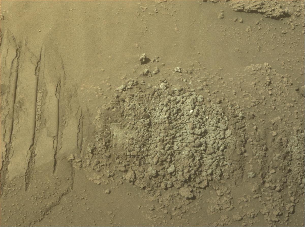 This image was taken by FRONT_HAZCAM_RIGHT_A onboard NASA's Mars rover Perseverance on Sol 797