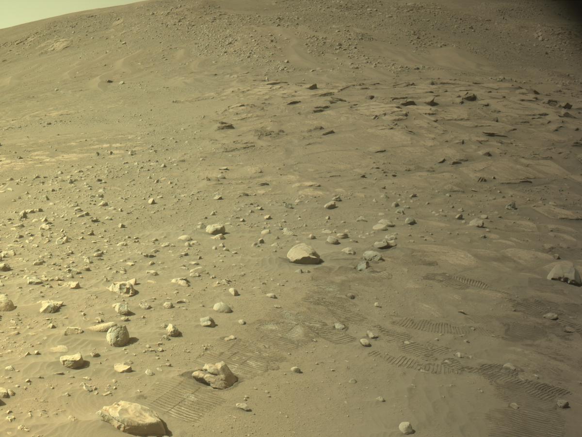 This image was taken by NAVCAM_LEFT onboard NASA's Mars rover Perseverance on Sol 797