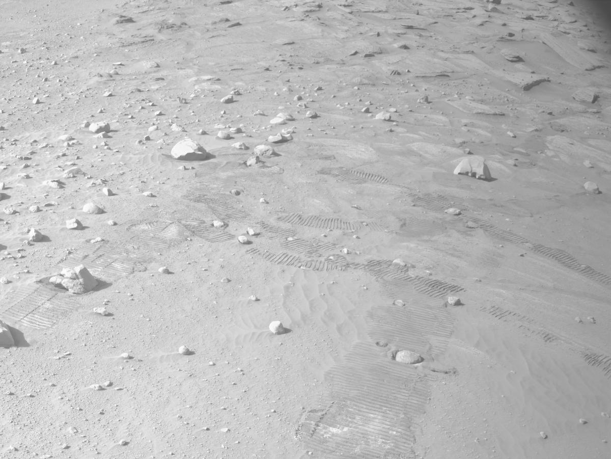 This image was taken by NAVCAM_RIGHT onboard NASA's Mars rover Perseverance on Sol 797