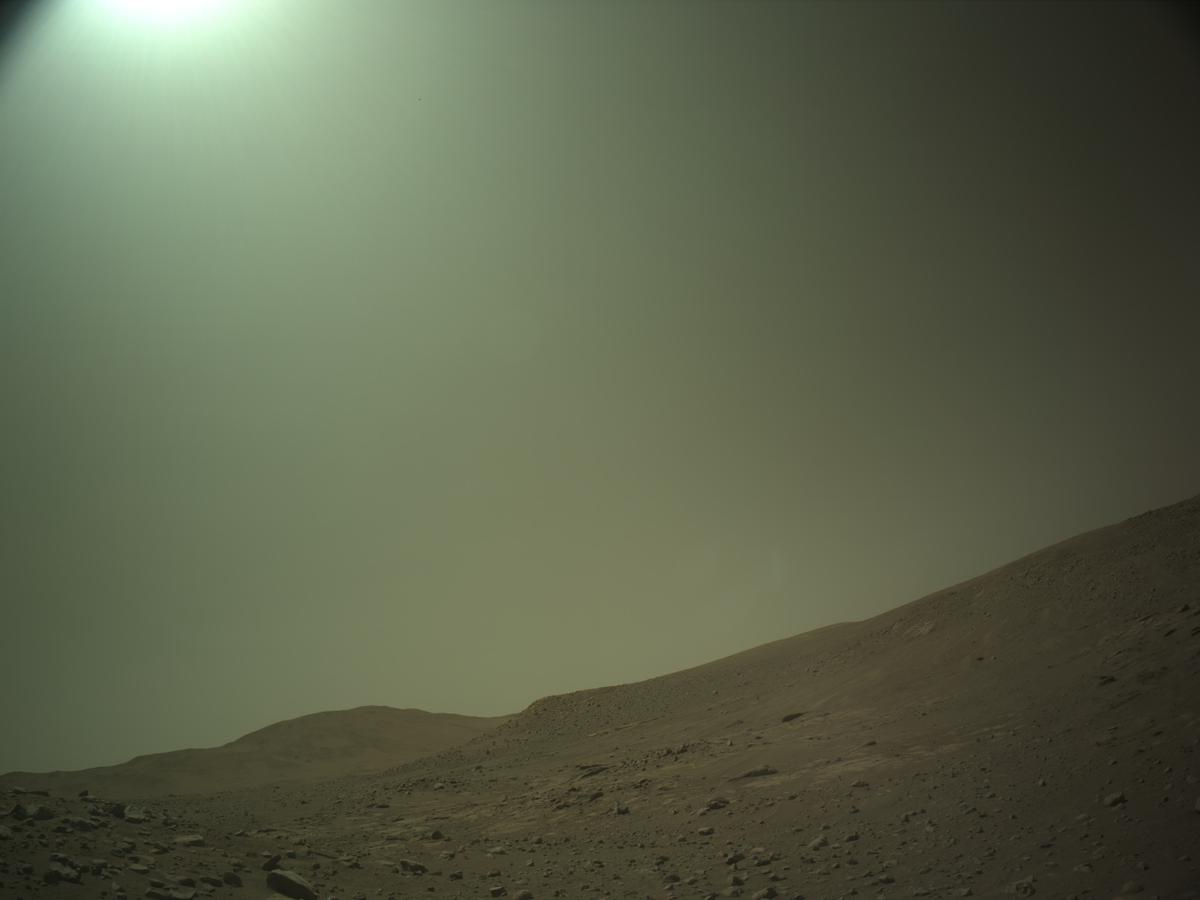 This image was taken by NAVCAM_LEFT onboard NASA's Mars rover Perseverance on Sol 799