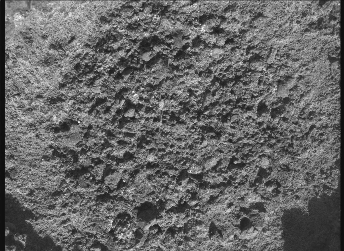 This image was taken by SHERLOC_WATSON onboard NASA's Mars rover Perseverance on Sol 799