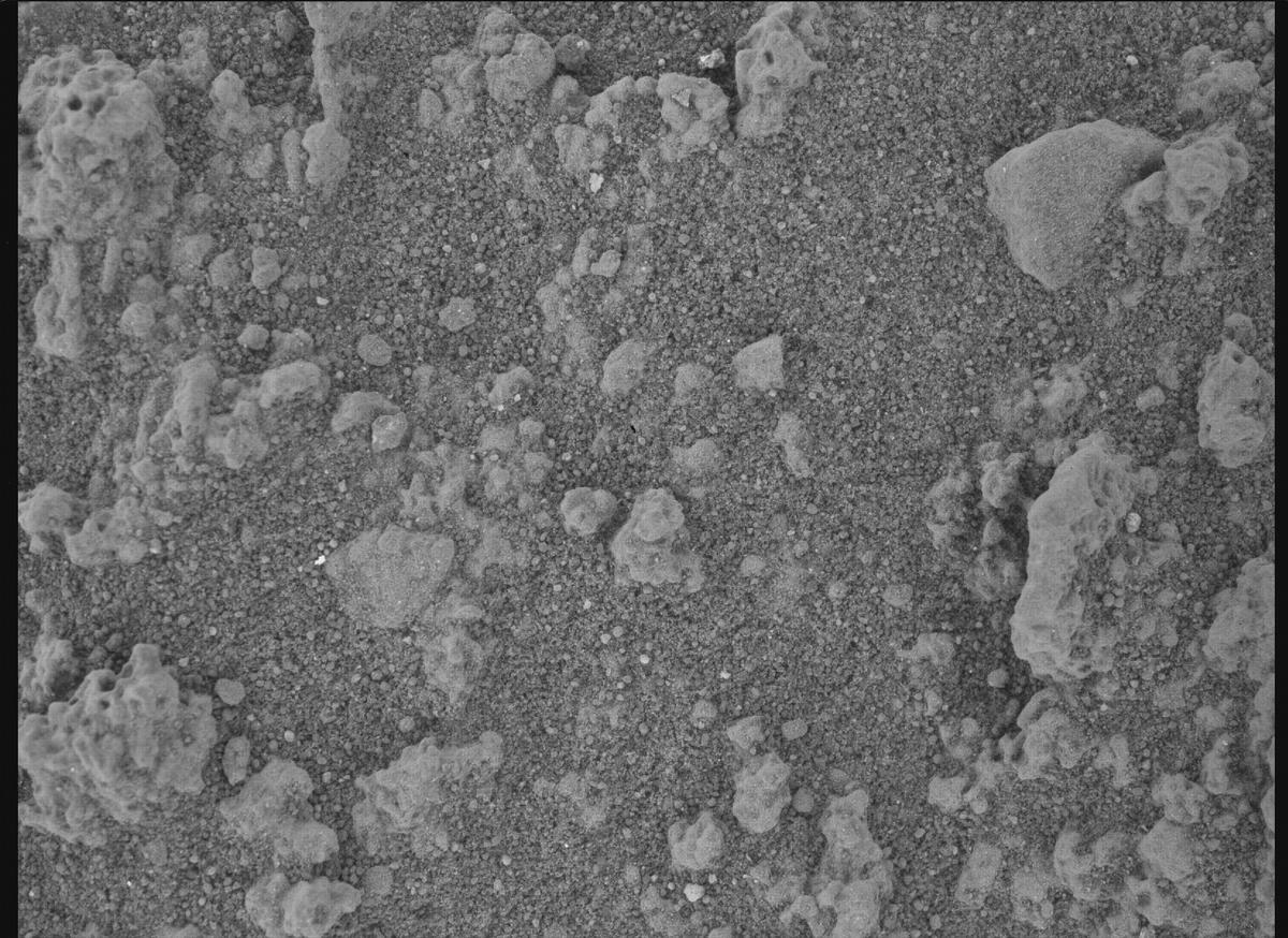 This image was taken by SHERLOC_WATSON onboard NASA's Mars rover Perseverance on Sol 802