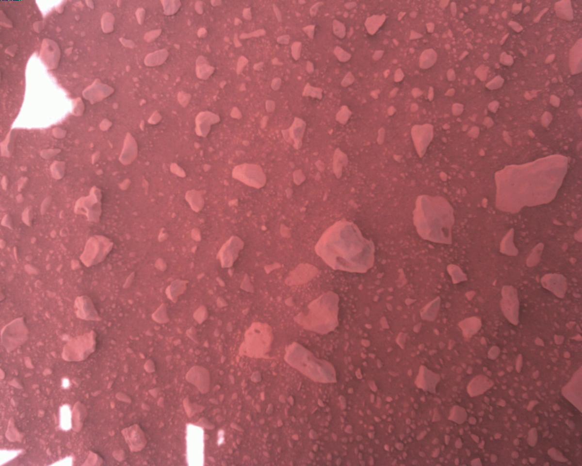 This image was taken by EDL_RDCAM onboard NASA's Mars rover Perseverance on Sol 813