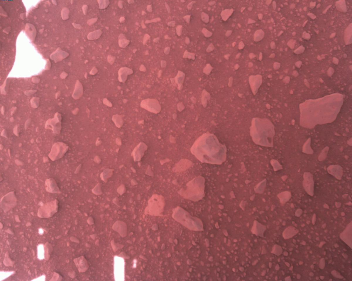 This image was taken by EDL_RDCAM onboard NASA's Mars rover Perseverance on Sol 813