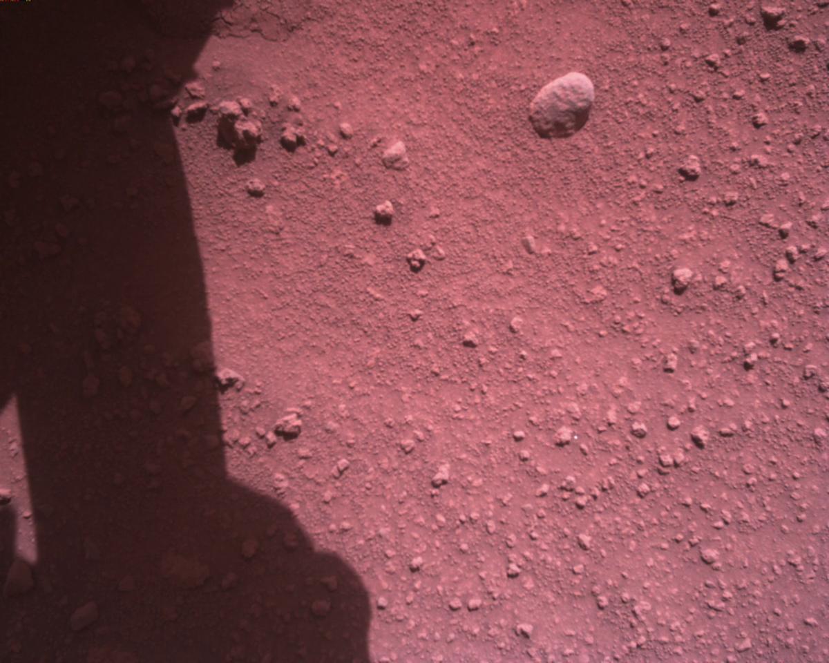 This image was taken by EDL_RDCAM onboard NASA's Mars rover Perseverance on Sol 813