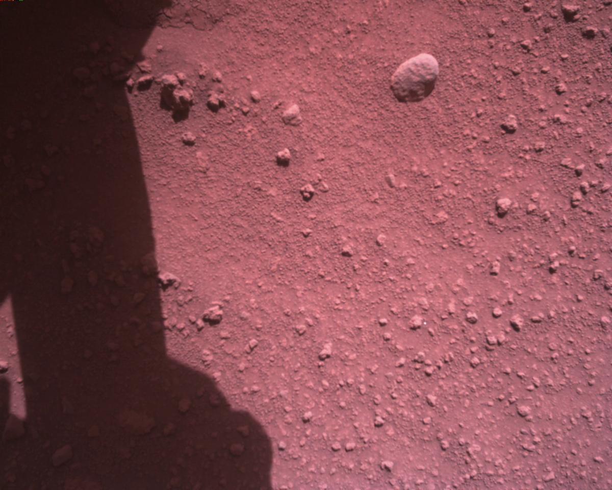 This image was taken by EDL_RDCAM onboard NASA's Mars rover Perseverance on Sol 813