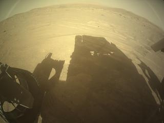 View image taken on Mars, Mars Perseverance Sol 816: Rear Left Hazard Avoidance Camera (Hazcam)