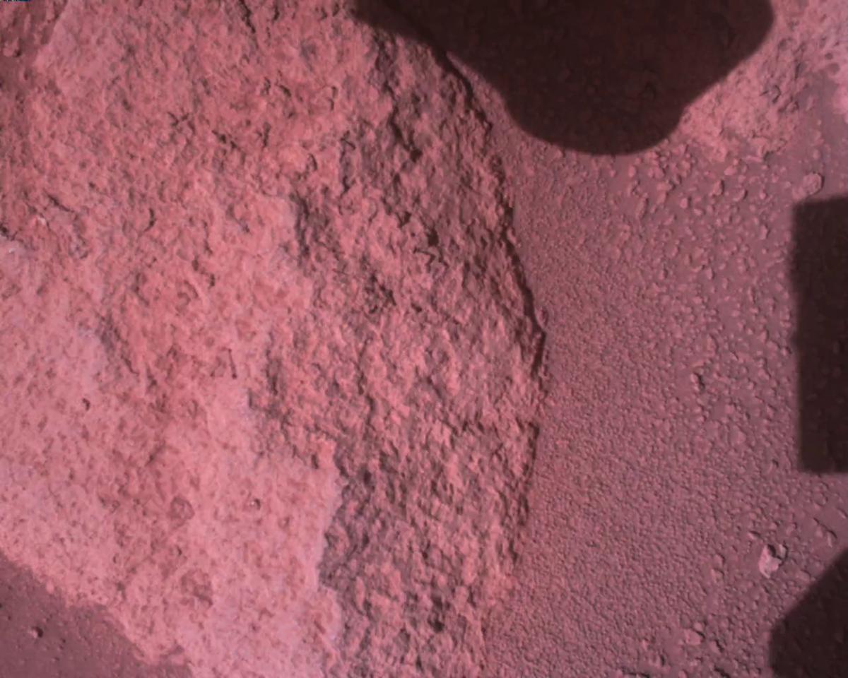 This image was taken by EDL_RDCAM onboard NASA's Mars rover Perseverance on Sol 821