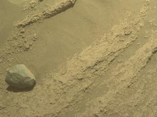 View image taken on Mars, Mars Perseverance Sol 821: Front Left Hazard Avoidance Camera (Hazcam)