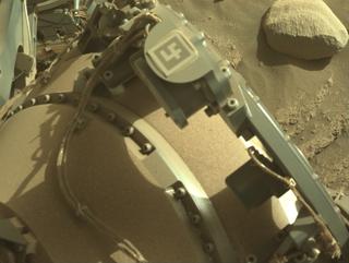 View image taken on Mars, Mars Perseverance Sol 822: Left Navigation Camera (Navcam)