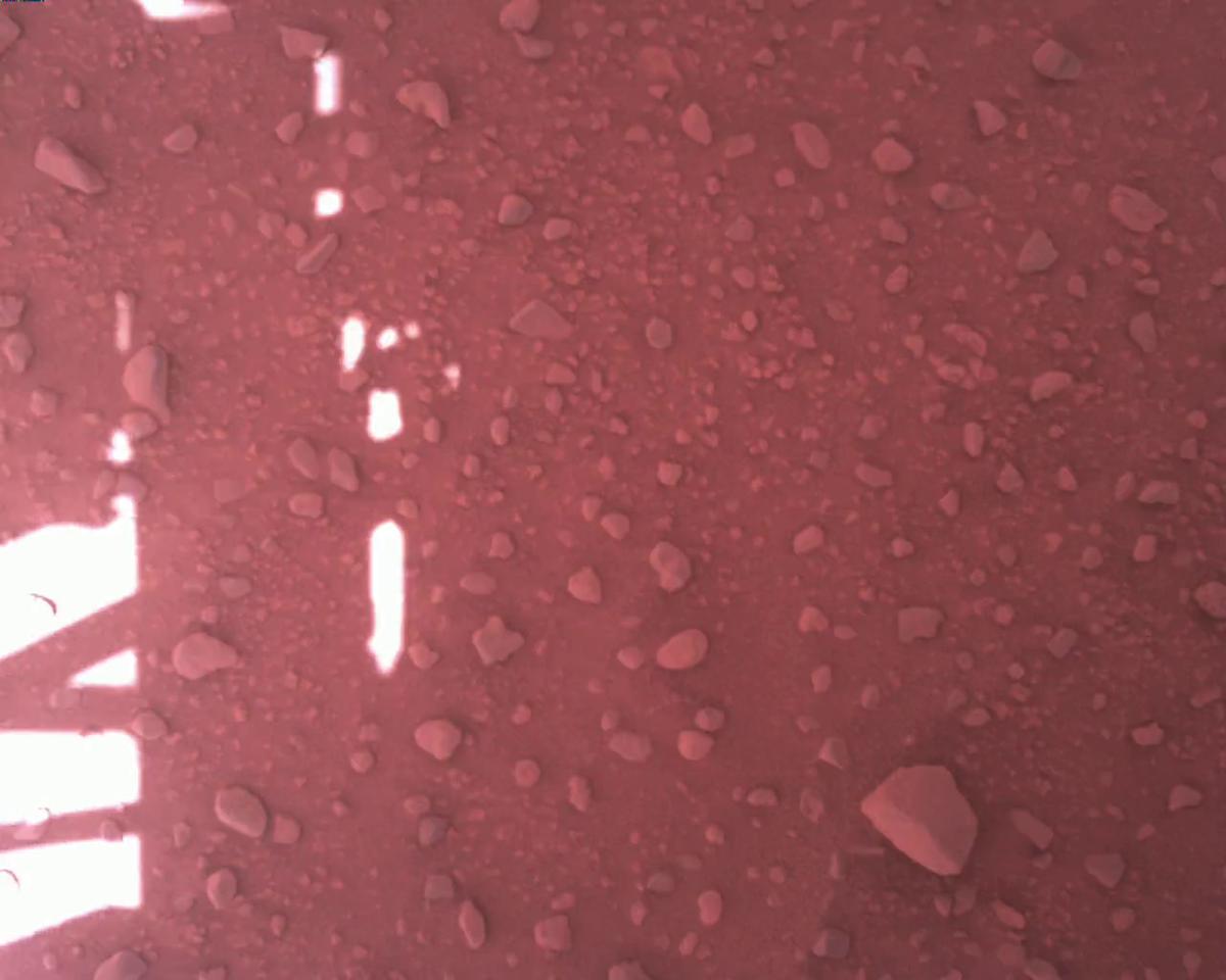 This image was taken by EDL_RDCAM onboard NASA's Mars rover Perseverance on Sol 831