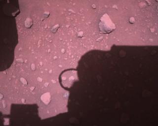 View image taken on Mars, Mars Perseverance Sol 831: Rover Down-Look Camera