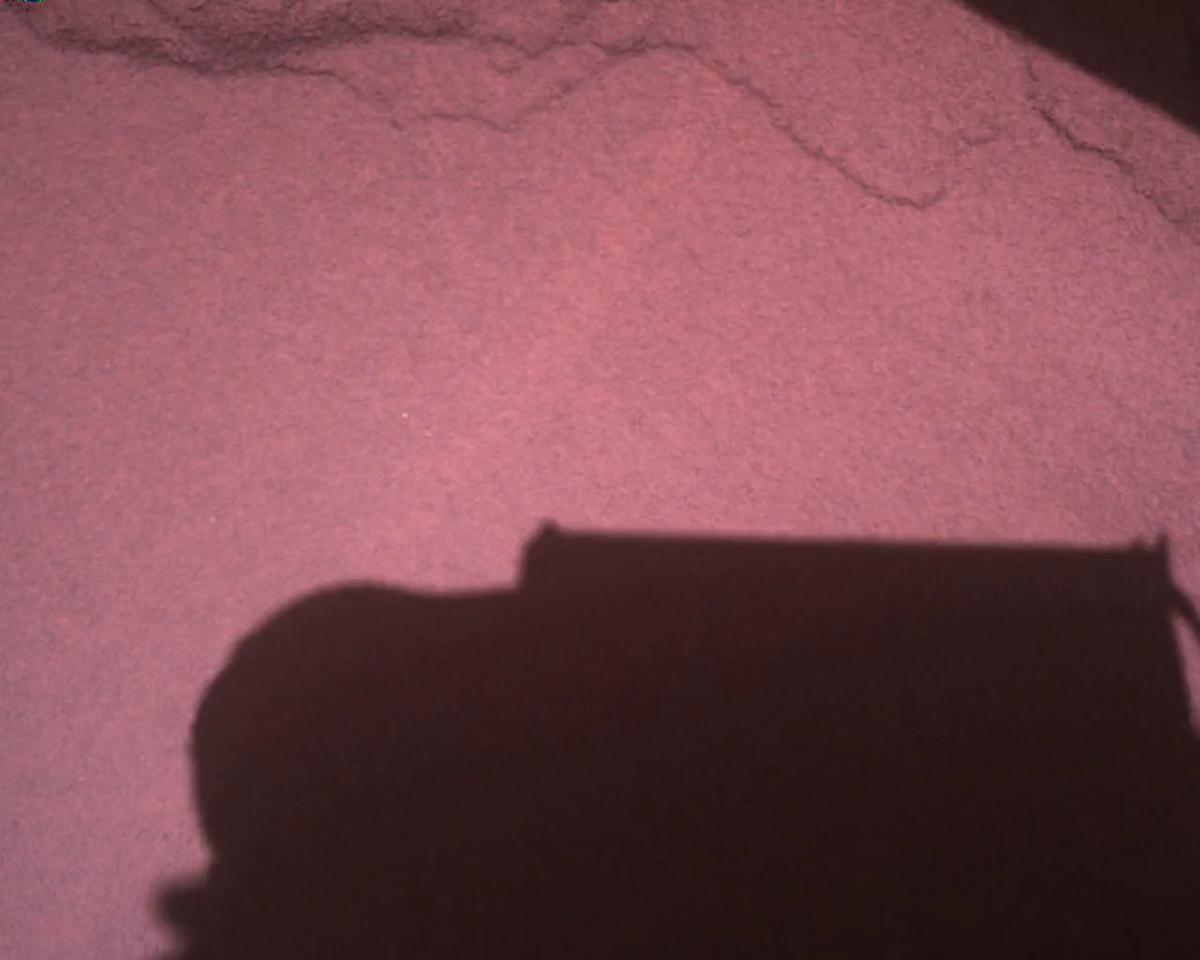 This image was taken by EDL_RDCAM onboard NASA's Mars rover Perseverance on Sol 831