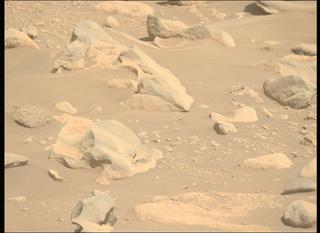 View image taken on Mars, Mars Perseverance Sol 837: Left Mastcam-Z Camera