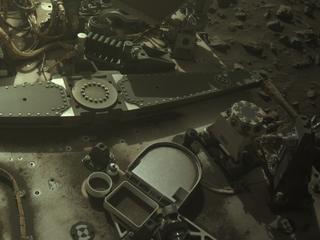 View image taken on Mars, Mars Perseverance Sol 838: Right Navigation Camera (Navcam)