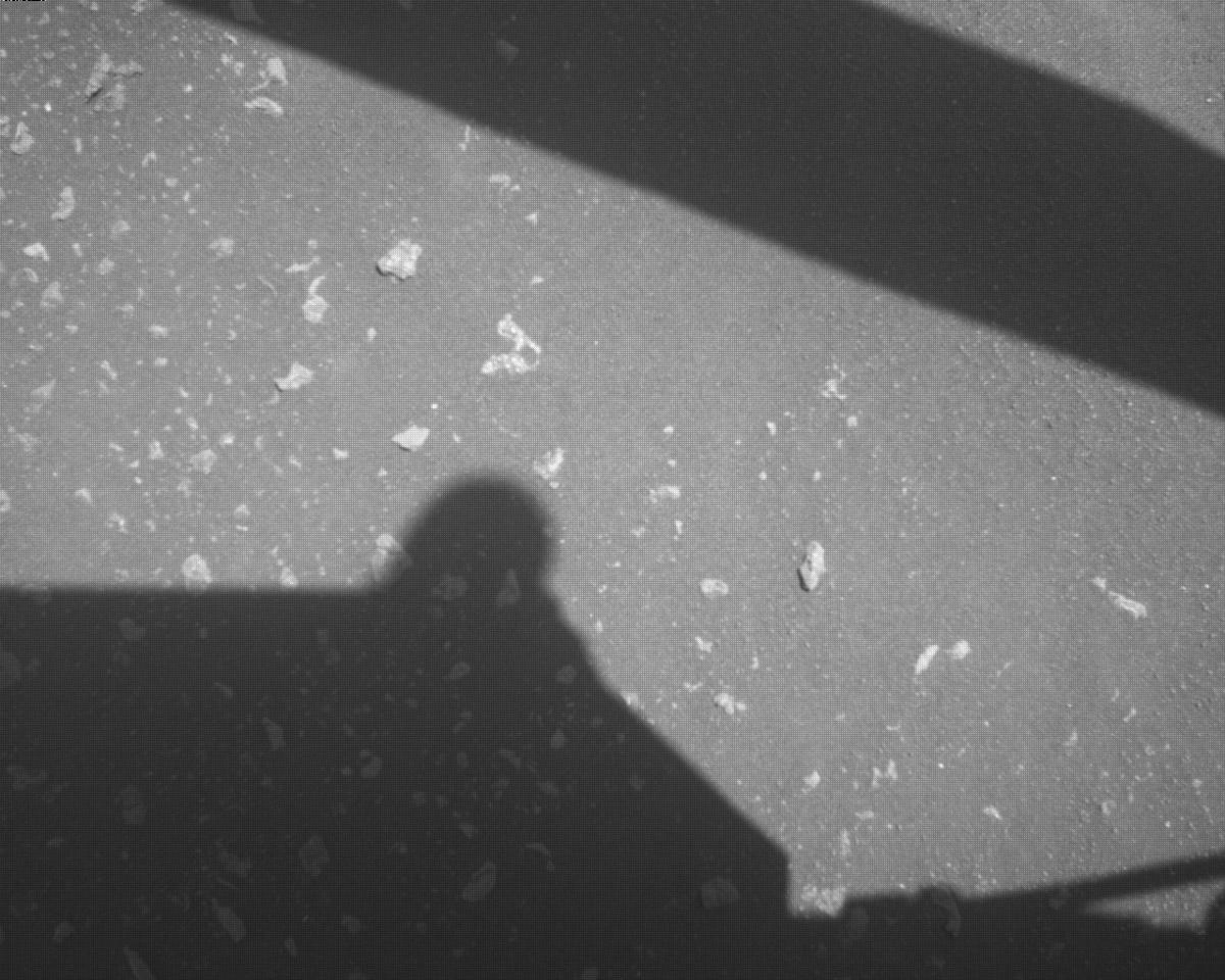 This image was taken by EDL_RDCAM onboard NASA's Mars rover Perseverance on Sol 840