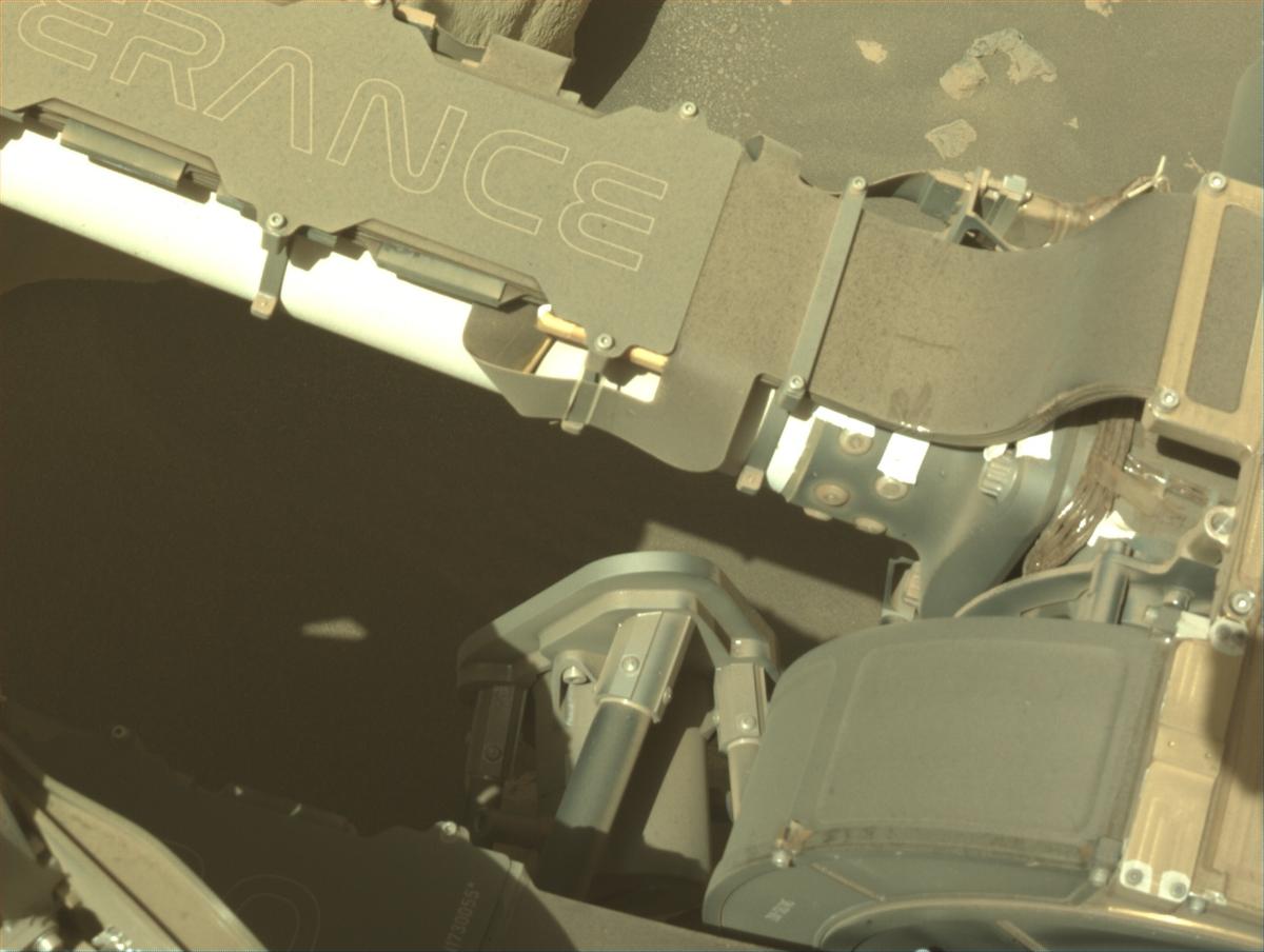 This image was taken by NAVCAM_LEFT onboard NASA's Mars rover Perseverance on Sol 843