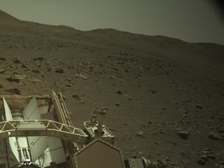 View image taken on Mars, Mars Perseverance Sol 843: Right Navigation Camera (Navcam)
