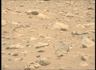View image taken on Mars, Mars Perseverance Sol 843: Left Mastcam-Z Camera