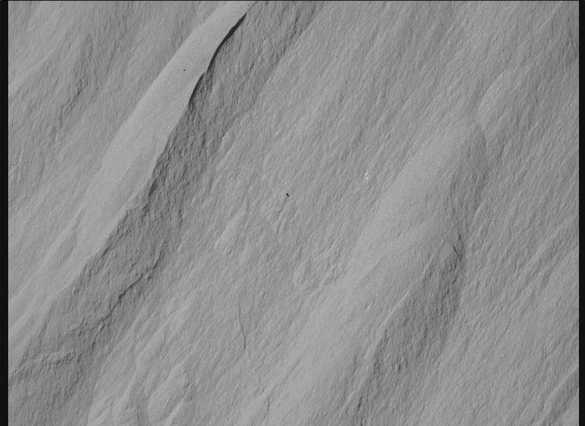 This image was taken by SHERLOC_WATSON onboard NASA's Mars rover Perseverance on Sol 845