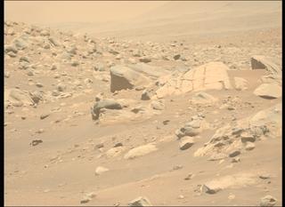 View image taken on Mars, Mars Perseverance Sol 845: Left Mastcam-Z Camera