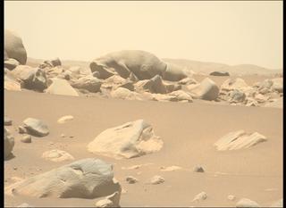 View image taken on Mars, Mars Perseverance Sol 845: Left Mastcam-Z Camera