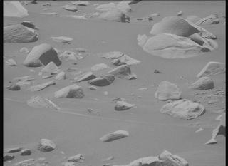 View image taken on Mars, Mars Perseverance Sol 845: Right Mastcam-Z Camera