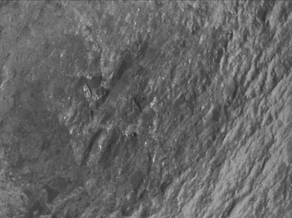 This image was taken by SHERLOC_WATSON onboard NASA's Mars rover Perseverance on Sol 847